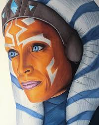 The goal is to create a framework and then build on top of that, slowly adding in more shapes and details. Ahsoka Tano Print Scott Straka Art Online Store Powered By Storenvy