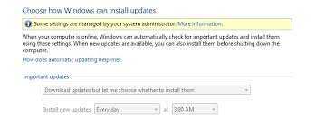 Windows Update How To Fix Some Settings Are Managed By Your Microsoft Community