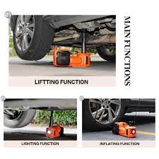 Car Electric Jack Hydraulic Floor 12v Dc 5 Ton 11023lb Lift Scissor Ja Car Jack Hydraulic Cars Impact Wrench