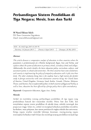 Pendidikan layanan khusus adalah pendidikan bagi peserta didik di daerah terpencil dan/atau mengalami bencana alam, bencana sosial, dan tidak. Pdf Perbandingan Sistem Pendidikan Di Tiga Negara Mesir Iran Dan Turki
