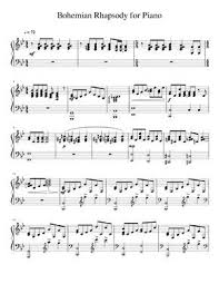 Panic At The Disco The Ballad Of Mona Lisa Chords Bohemian Rhapsody For Piano Free Sheet Music Piano Sheet Music Free Piano Sheet