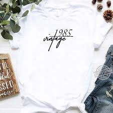 This graphic tee makes a great gift for birthday, christmas, thanksgiving, new year, father's day, mother's day, valentine. 35th Birthday Idea Vintage 1985 Shirt