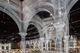 Scenographic Tableau By Edoardo Tresoldi Designlab Abu Dhabi Uae Retail Design Blog Renaissance Architecture Architecture Installation Art