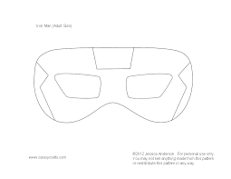 Print them out for an upcoming birthday party. Adult Superhero Mask Patterns Cutesy Crafts