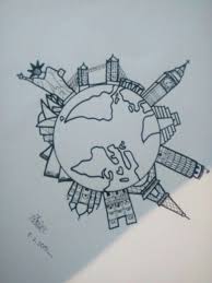 Around The World Art Drawings Pottery Painting
