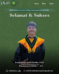 SELAMAT DAN SUKSES] Assalamu'alaikum Wr.Wb Halo, Insan Cita! Himpunan  Mahasiswa Islam (HMI) Komisariat Universitas Sriwijaya Palembang  mengucapkan selamat dan sukses atas pencapaian luar biasa sebagai Wisudawan  dalam Wisuda ke-174 Universitas Sriwijaya ...