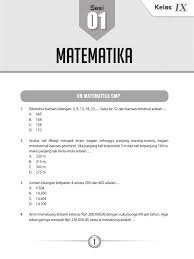 Jumlah bilangan kelipatan 4 antara 200 dan 500 adalah. Matematika Sesi 1