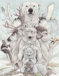 Arctic Treasures Furry Art Animal Art Animal Totems