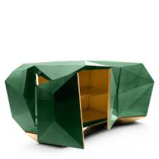 Projected to be the jewel in the crown of the portuguese brand boca do lobo, the diamond sideboard is a reflection of the furniture jeweler's expertise and quintessence, undoubtedly deserving its title. Boca Do Lobo Diamond Emerald Sideboard Casa De