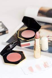H M Beauty Review Lipstick Blush And Eyeshadow Luxury Makeup M Beauty Flatlay Makeup
