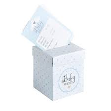 If you like the idea of having guests bring books instead of cards, it's very simple to set it up. Blue Boy Baby Shower Prediction Game Post Box Cards Party Fruugo Au