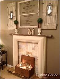 It's fairly inexpensive and can brighten up a room without a ton of effort. Fake Wall Fireplace Ideas On Foter