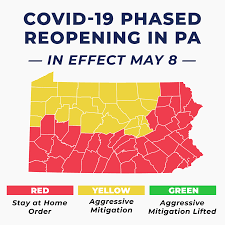 With virus cases and hospitalizations more stable now. Stay At Home Order Extended Until June Gov Wolf To Lift Restrictions In 24 More Counties Friday Local News Lancasteronline Com