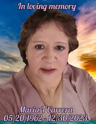 Obituary information for Maria Teresa Carrera