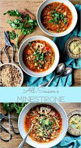 All Season S Minestrone Soup Soup Recipes Uk Food Soup Recipes