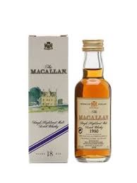 A Miniature Of 18 Year Old Macallan Distilled In 1980 And Bottled In 1998 Mit Bildern