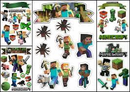 Can you make a lego minecraft birthday cake? Minecraft Party Free Printable Cake Toppers Oh My Fiesta For Geeks