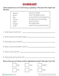 Let's assume that all terms are correctly ordered alphabetically within the <dl> region via the <dt> tag. Glossary Worksheet Education Com Glossary Worksheets Worksheets For Class 1