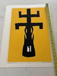 Mildred Dillon Artist Pr, Doyon Mask II, signed in pencil “71”