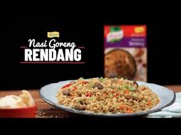 Cara membuat nasi goreng enak ala abang gerobak : Resep Nasi Goreng Rendang Youtube