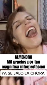 Ya se jalo la chora., magnífica interpretación por mi parientita ALMENDRA  siganla en todas sus redes sociales