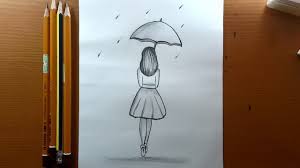 Visualizza altre idee su disegni a matita facili, disegni, disegni a matita. Come Disegnare Una Ragazza Con Lo Schizzo A Matita Ombrello How To Draw A Girl With Umbrella Youtube