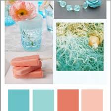 Colours Coral Color Schemes Coral Wedding Colors Teal Wedding Colors
