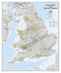 This map is an accurate representation as it is made using latitute and longitude points provided from a variety of sources. England Und Wales Landkarte 76 X 91cm
