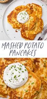 Mashed Potato Pancakes Recipe Mashed Potato Pancakes Leftover Mashed Potato Pancakes Sweet Potato Recipes Healthy