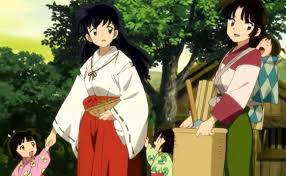 kagome y sango inuyasha fan art black anime characters kagome higurashi