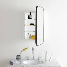 These bathroom mirror cabinets bring together ample shelf space to store toiletries and keep medicines out of the reach of young children. Seamless Bathroom Cabinet West Elm United Kingdom