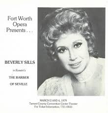 FWO Archives (1963-1979): Soprano Beverly Sills
