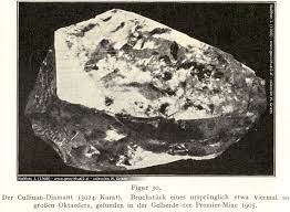 Le cullinan est le plus gros diamant brut jamais découvert, avec une masse de 3 106 carats, soit plus. Roh Diamant Walther 1908