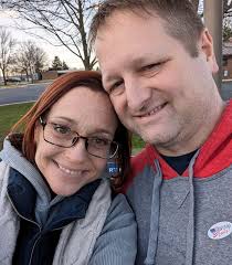 We finished our final ground push today and I went with Steve so he could  vote early. Thank you my friend and partner ❤️