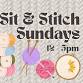 Sit & Stitch Sundays event image