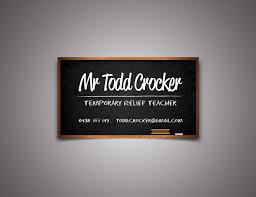 Aside from being at the forefront of education, some work as researchers or tutors. Ankhou Graphic Design Web Development Graphic Design And Photography By Ian Houghton Based In Revelstoke Bc Relief Teacher Business Card
