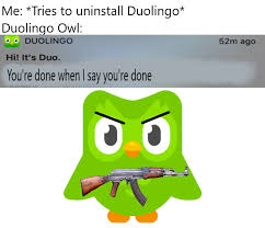 See more ideas about duolingo, funny memes, memes. 25 Duolingo Owl Memes That Threaten To Murder Your Family Creepy Gallery