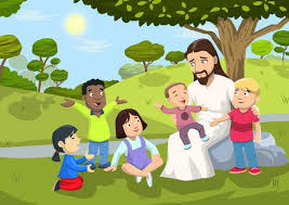 Jesus Love The Kids Church Wall Mural Children S In 2020 Kids Church Sunday School Classroom Jesus Cartoon