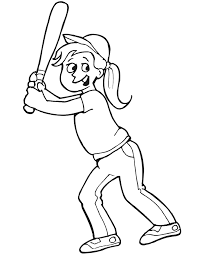 Baseball coloring pages for girls. Girl Baseball Coloring Pages Baseball Coloring Pages Coloring Pages Coloring Pages For Girls