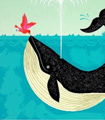 The Bird And The Whale Animal Wildlife Nature Art Etsy Illustration Nature Art Posters Art Prints
