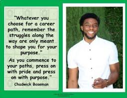 Homecoming 1.3.1 spoken about vision 1.4 avengers: Free Bulletin Board Poster Chadwick Boseman Quote By Dramamommaspeaks