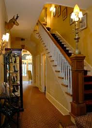 There are 22 rooms on 2 floors at savannah inn and no two are the same in decoration and furnishings. Foley House Savannah Inn Stairs Foley Inn