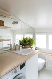 A compact space for the washer and dry is located in the bathroom. 75 Beautiful Bathroom Laundry Room Pictures Ideas May 2021 Houzz