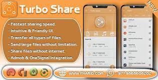 Turbo Share Shareit Clone Transfer Share Popular App Admob Onesignal Integration Nulled Android Design Guidelines Popular Apps Android Design