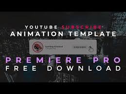 Png ico icns svg more. Animated Youtube Subscribe Button And Bell Icon Template For Adobe Premiere Pro Free Template Youtube Adobe Premiere Pro Premiere Pro Youtube
