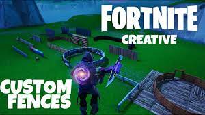 How To Build Custom Walls And Fences In Fortnite Creative Youtube