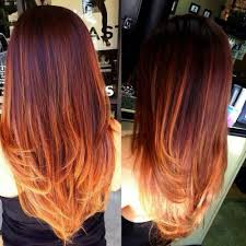 Red ombré hair color idea #1: 25 Thrilling Ideas For Red Ombre Hair