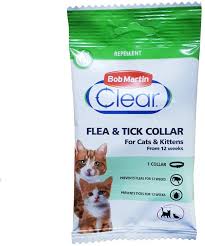 This advice is for uk pets only. Bob Martin Clear Cat Flea Collar One Size Amazon Co Uk Pet Supplies