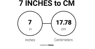 7 Inches to CM - Howmanypedia.com