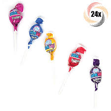 24x Pops Charms Bursting Berry Assorted Bubble Gum Filled Lollipops | .65oz  | eBay